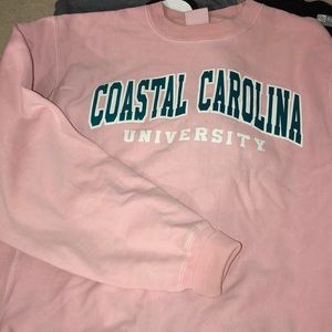 Pink Coastal Carolina Crew Neck